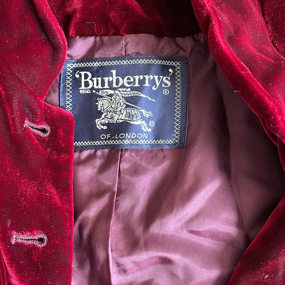Burberry Velvet Jacket - Picture 2 of 4